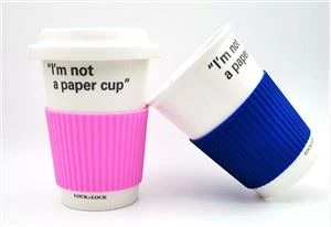 Silikone Cup Cover Anti-Slip varmeisolerende ærme